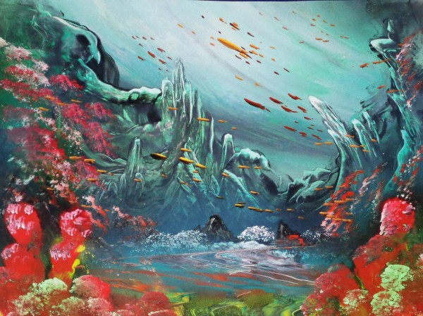 Under water by Alisa Amor